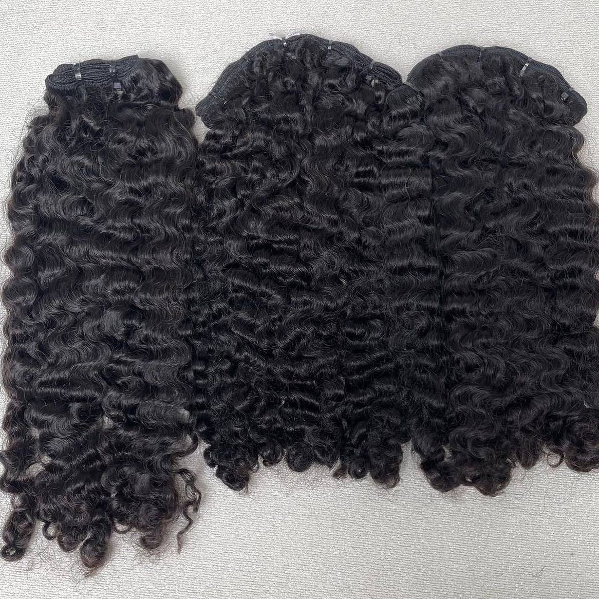 Raw Indian Burmese Curly Bundles