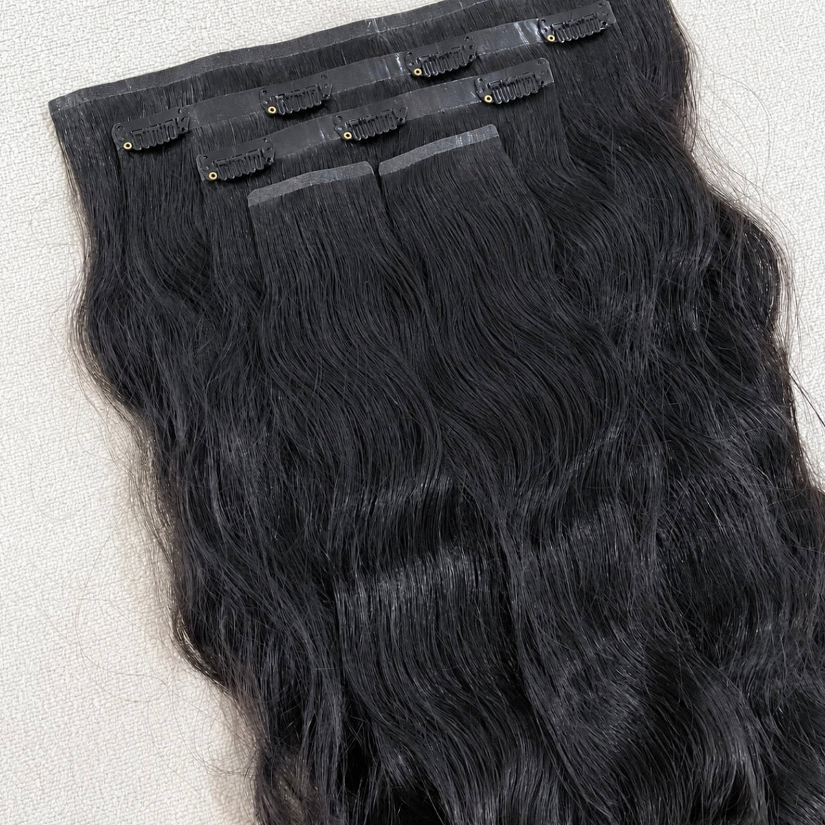 Raw Human Hair Clip-in Extensions