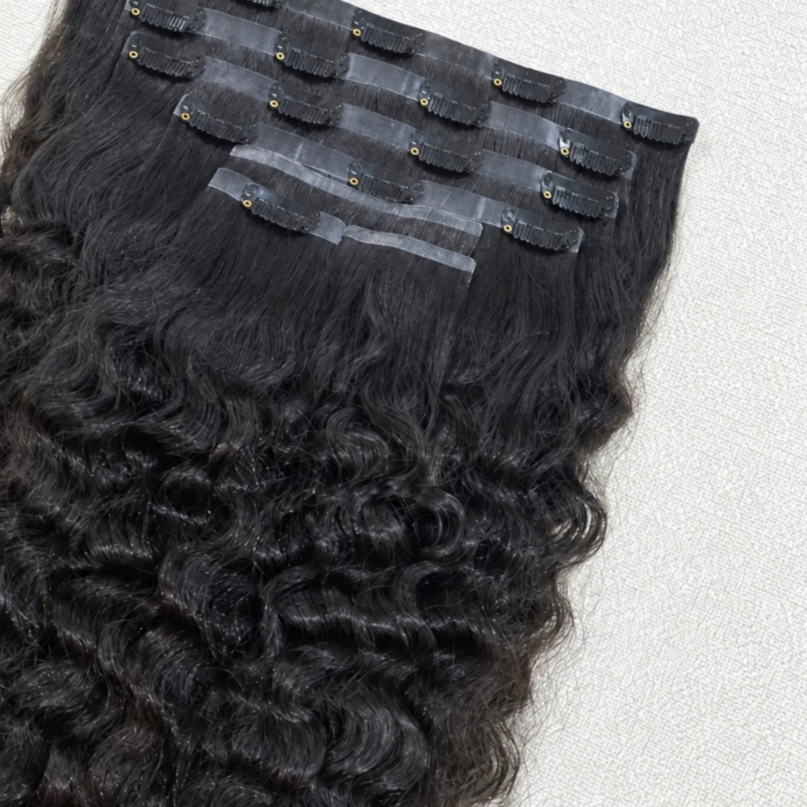 Raw Human Hair Clip-in Extensions